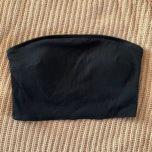 Aerie Ribbed Bandeau Swim Top